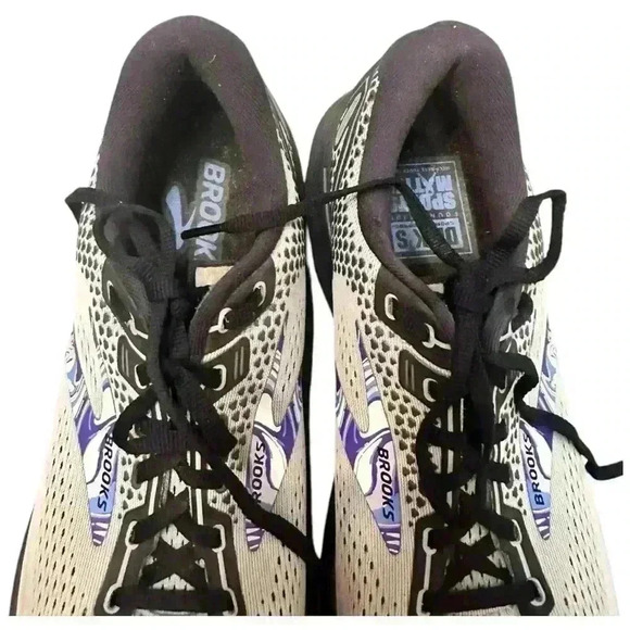 Brooks Ghost 14 Mens Running Shoes Gray Black Athletic Sneakers Size 12 - Picture 6 of 9